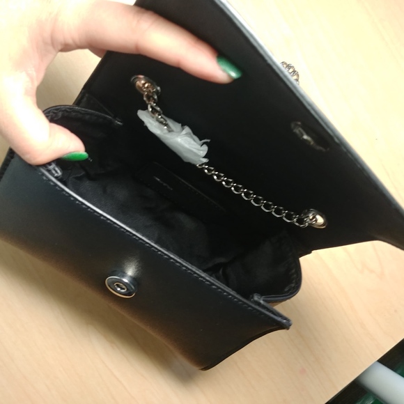 Express studded black shoulder purse - Picture 5 of 5